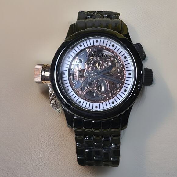 RARE NEW Special Edition 50yr Russian Diver Invicta Automatic Skeleton Model1899 main image 4